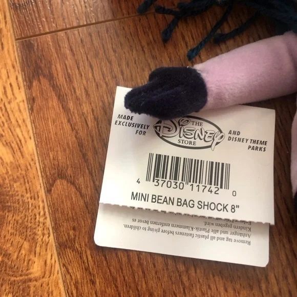 Vintage Disney Nightmare Before Christmas: Mini Bean Bag Shock 8” - Picture 5 of 5